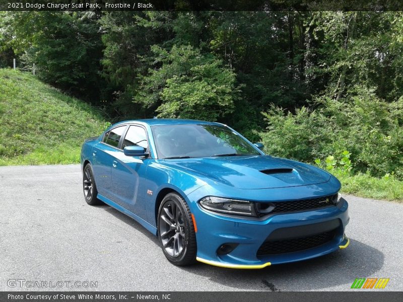Frostbite / Black 2021 Dodge Charger Scat Pack