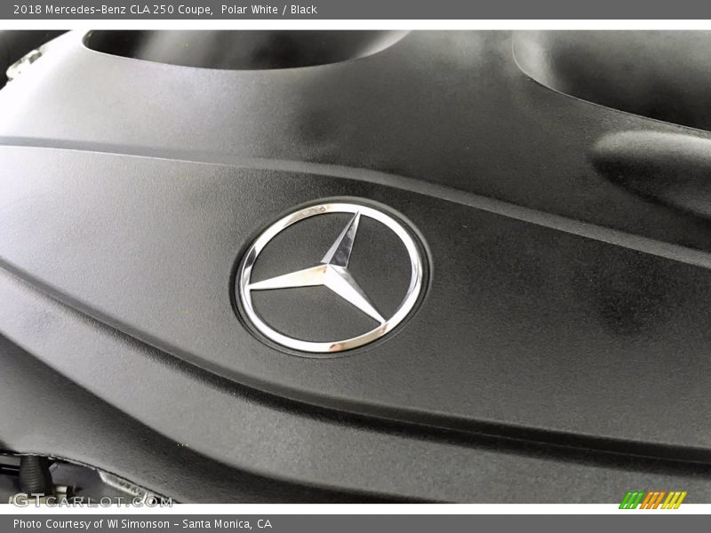 Polar White / Black 2018 Mercedes-Benz CLA 250 Coupe