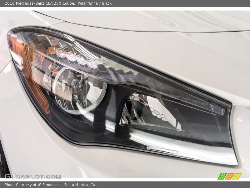Polar White / Black 2018 Mercedes-Benz CLA 250 Coupe
