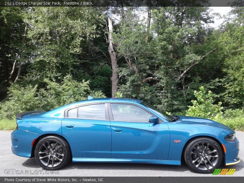 Frostbite / Black 2021 Dodge Charger Scat Pack