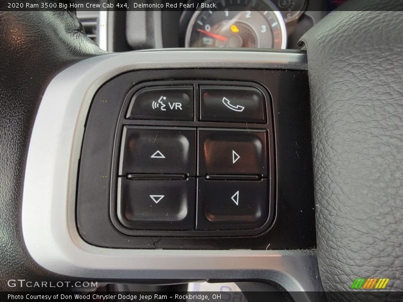 Delmonico Red Pearl / Black 2020 Ram 3500 Big Horn Crew Cab 4x4
