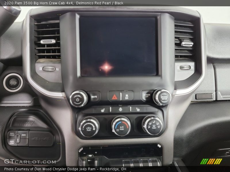 Delmonico Red Pearl / Black 2020 Ram 3500 Big Horn Crew Cab 4x4