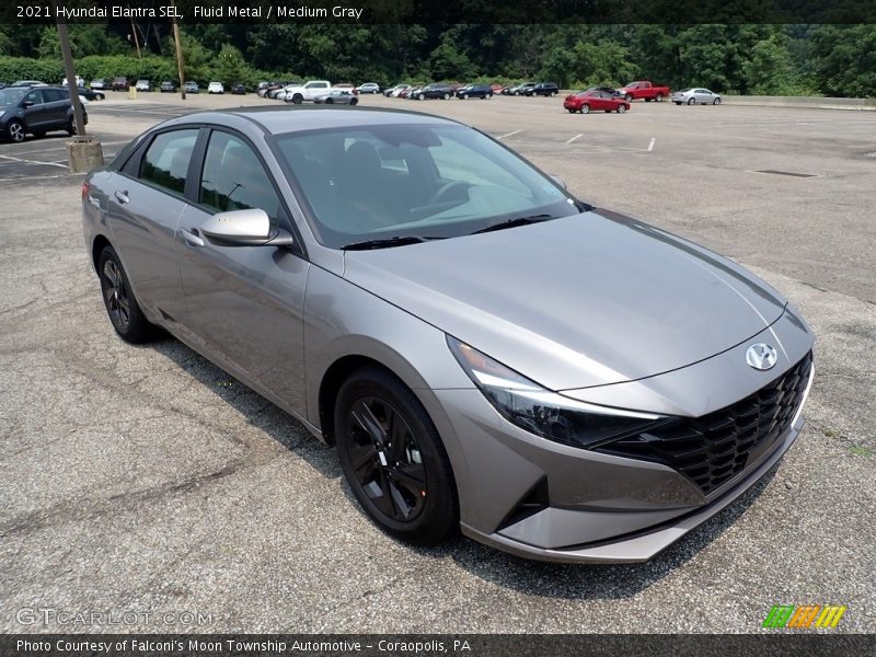 Fluid Metal / Medium Gray 2021 Hyundai Elantra SEL