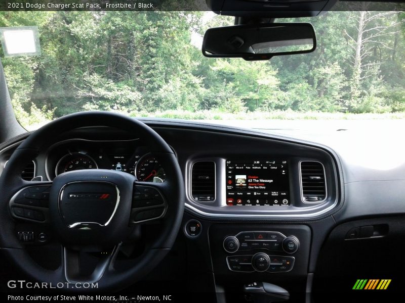 Frostbite / Black 2021 Dodge Charger Scat Pack