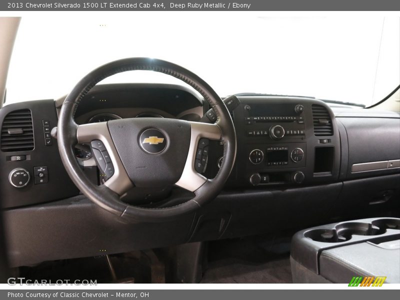 Deep Ruby Metallic / Ebony 2013 Chevrolet Silverado 1500 LT Extended Cab 4x4