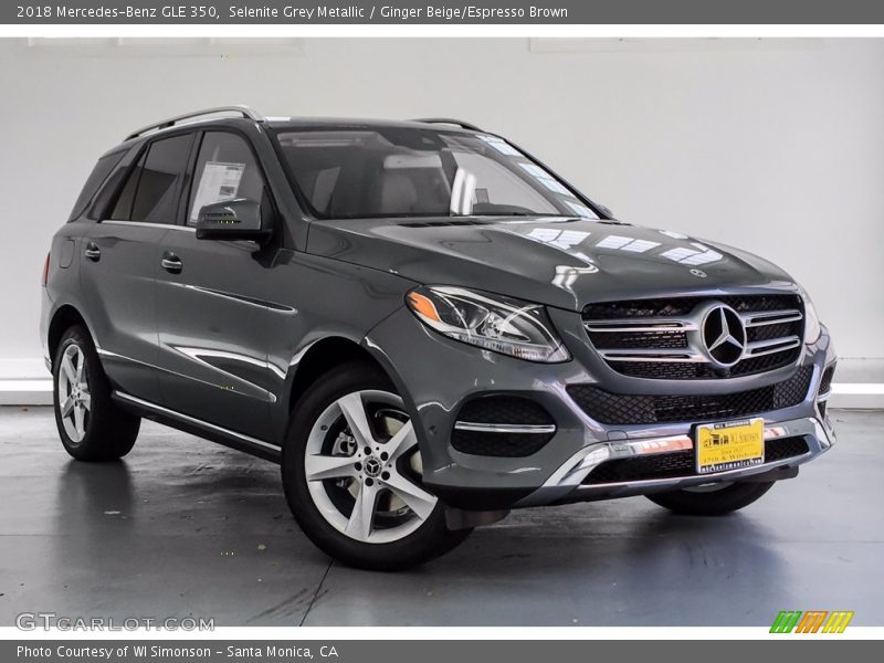 Selenite Grey Metallic / Ginger Beige/Espresso Brown 2018 Mercedes-Benz GLE 350