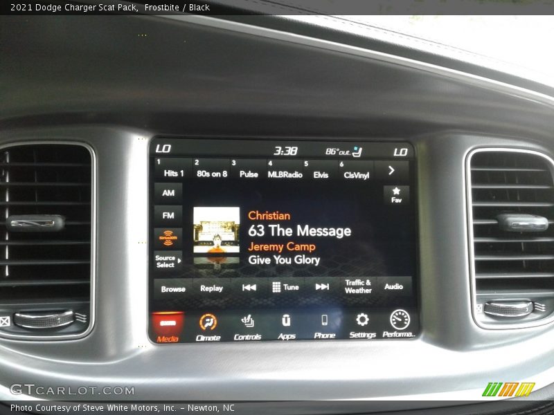 Frostbite / Black 2021 Dodge Charger Scat Pack