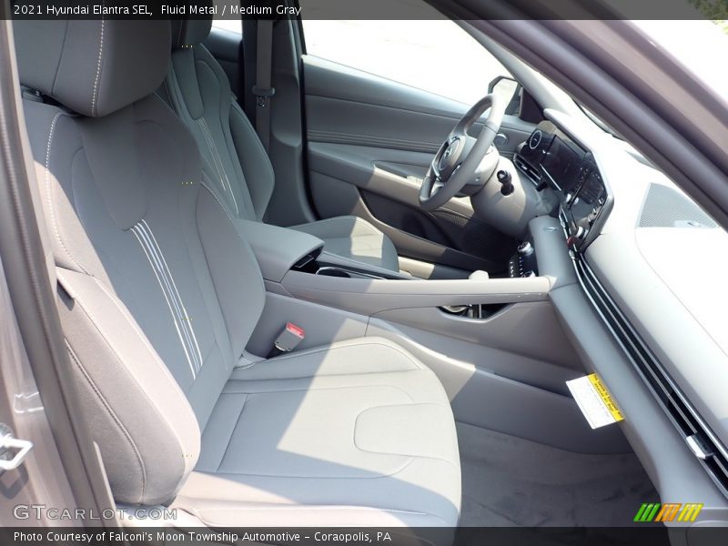 Fluid Metal / Medium Gray 2021 Hyundai Elantra SEL