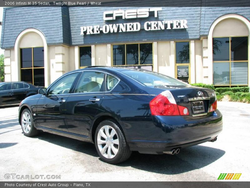 Twilight Blue Pearl / Wheat 2006 Infiniti M 35 Sedan