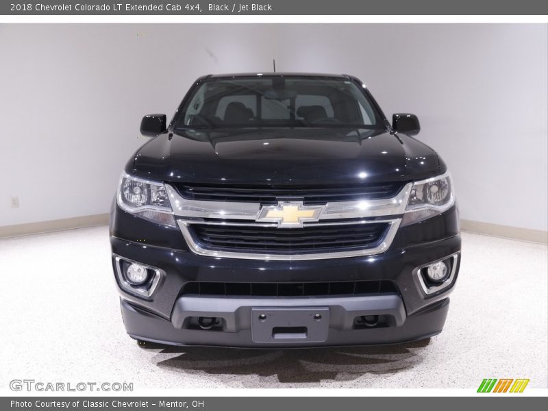 Black / Jet Black 2018 Chevrolet Colorado LT Extended Cab 4x4