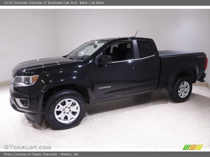 Black / Jet Black 2018 Chevrolet Colorado LT Extended Cab 4x4