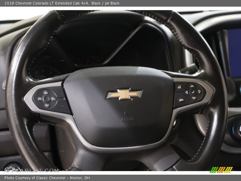 Black / Jet Black 2018 Chevrolet Colorado LT Extended Cab 4x4