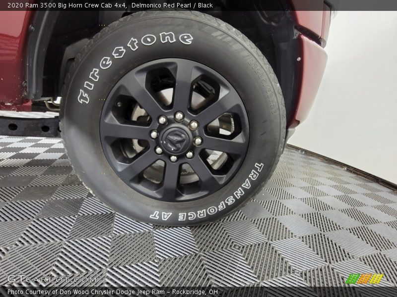 Delmonico Red Pearl / Black 2020 Ram 3500 Big Horn Crew Cab 4x4