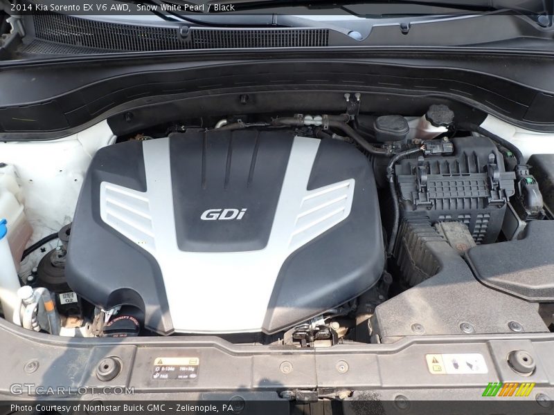 Snow White Pearl / Black 2014 Kia Sorento EX V6 AWD
