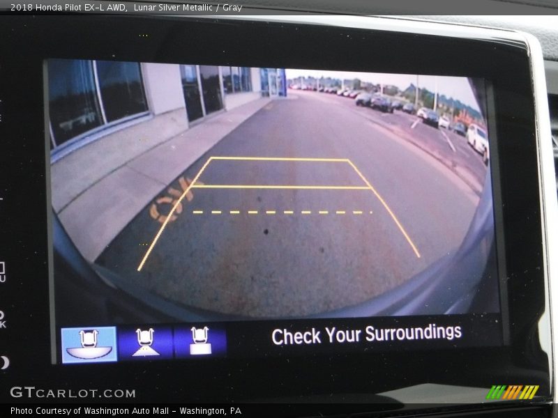 Lunar Silver Metallic / Gray 2018 Honda Pilot EX-L AWD