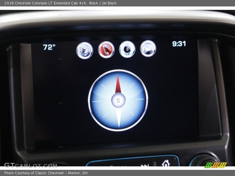 Black / Jet Black 2018 Chevrolet Colorado LT Extended Cab 4x4