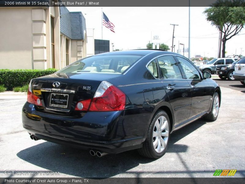 Twilight Blue Pearl / Wheat 2006 Infiniti M 35 Sedan