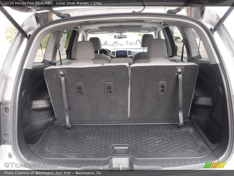 Lunar Silver Metallic / Gray 2018 Honda Pilot EX-L AWD