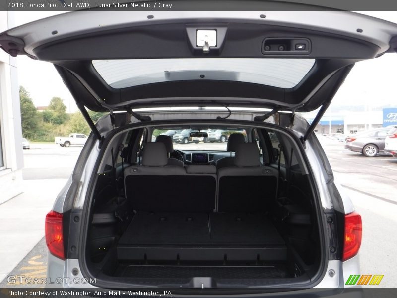 Lunar Silver Metallic / Gray 2018 Honda Pilot EX-L AWD