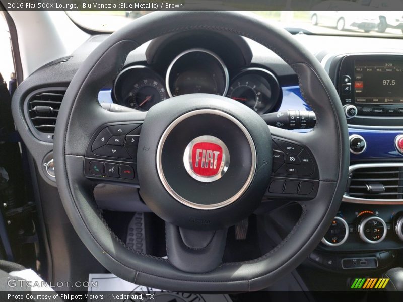  2016 500X Lounge Steering Wheel