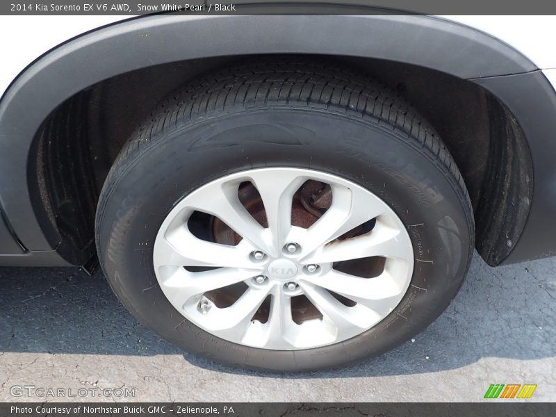 Snow White Pearl / Black 2014 Kia Sorento EX V6 AWD