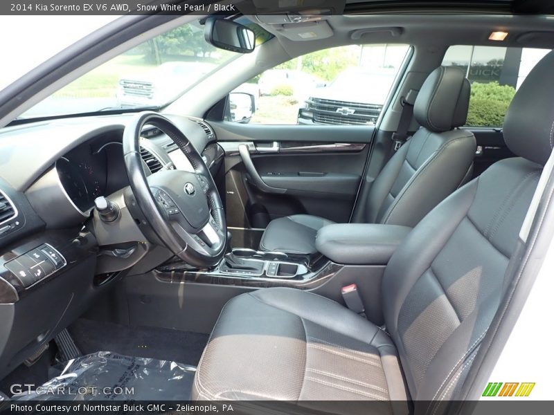 Snow White Pearl / Black 2014 Kia Sorento EX V6 AWD