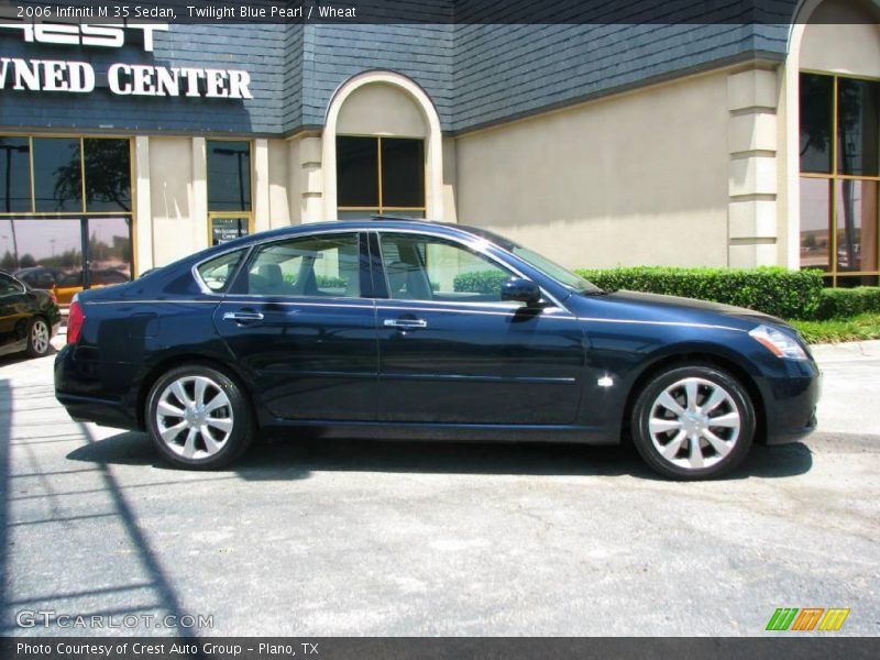 Twilight Blue Pearl / Wheat 2006 Infiniti M 35 Sedan