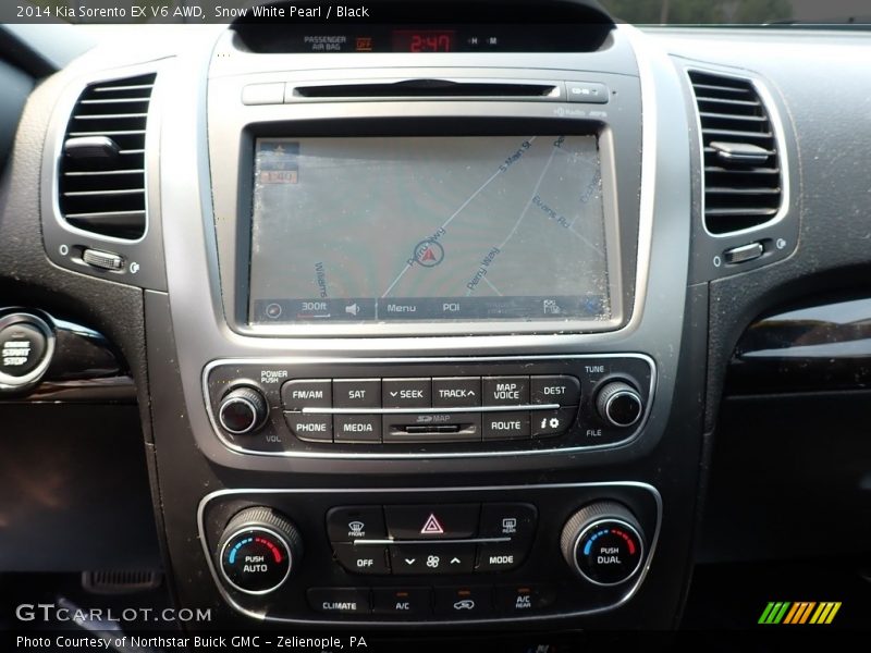 Snow White Pearl / Black 2014 Kia Sorento EX V6 AWD