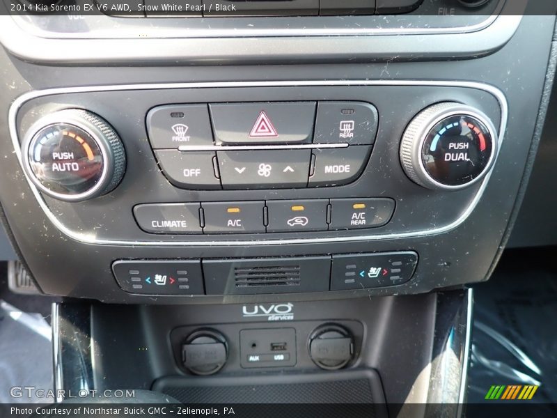 Snow White Pearl / Black 2014 Kia Sorento EX V6 AWD