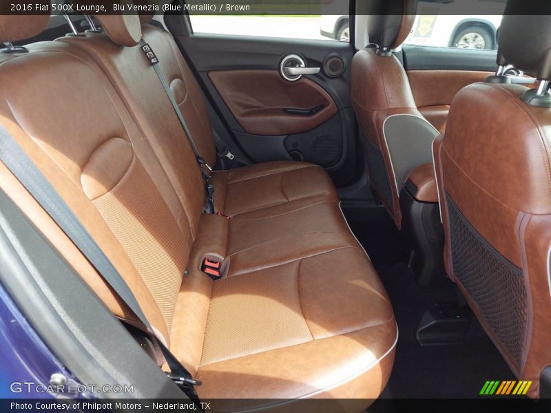 Rear Seat of 2016 500X Lounge