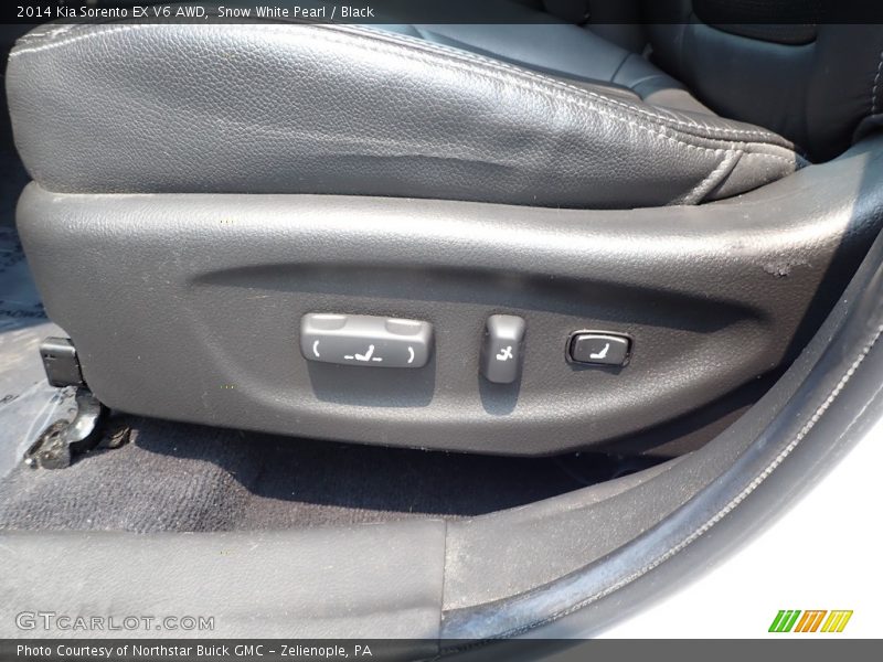 Snow White Pearl / Black 2014 Kia Sorento EX V6 AWD