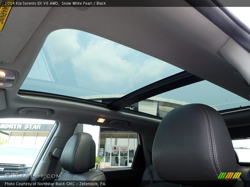 Snow White Pearl / Black 2014 Kia Sorento EX V6 AWD