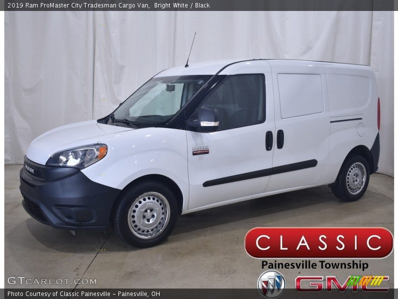 Bright White / Black 2019 Ram ProMaster City Tradesman Cargo Van