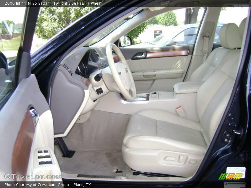 Twilight Blue Pearl / Wheat 2006 Infiniti M 35 Sedan