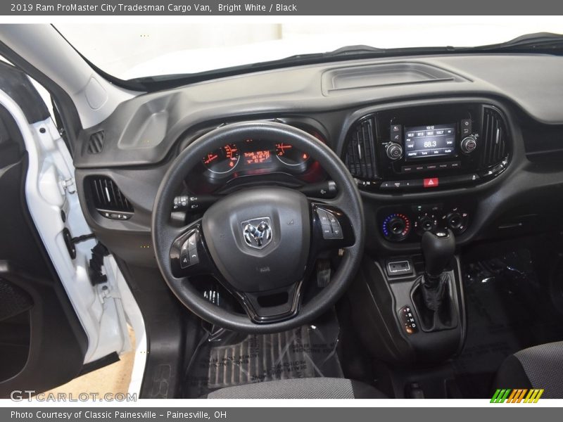 Bright White / Black 2019 Ram ProMaster City Tradesman Cargo Van