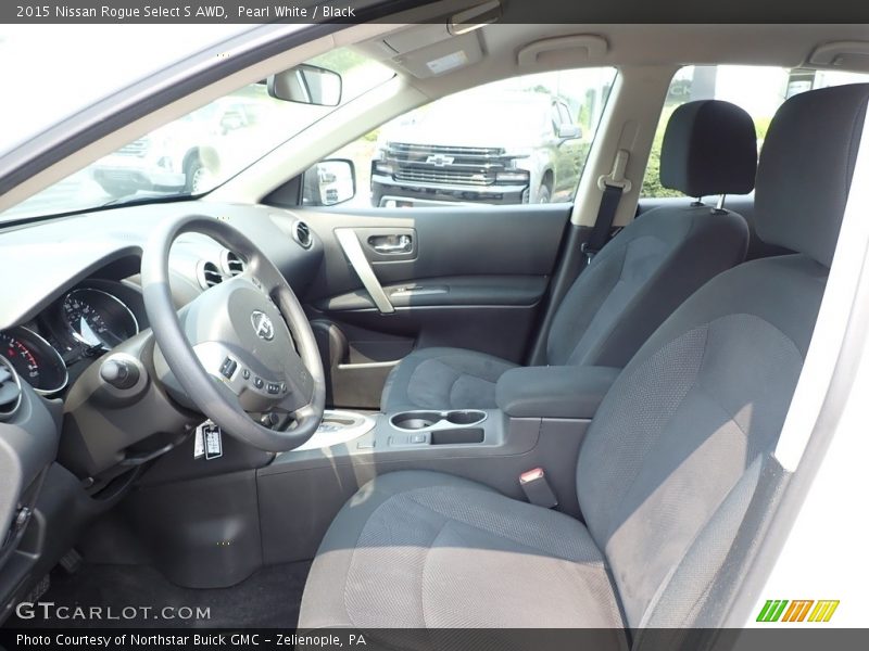 Pearl White / Black 2015 Nissan Rogue Select S AWD