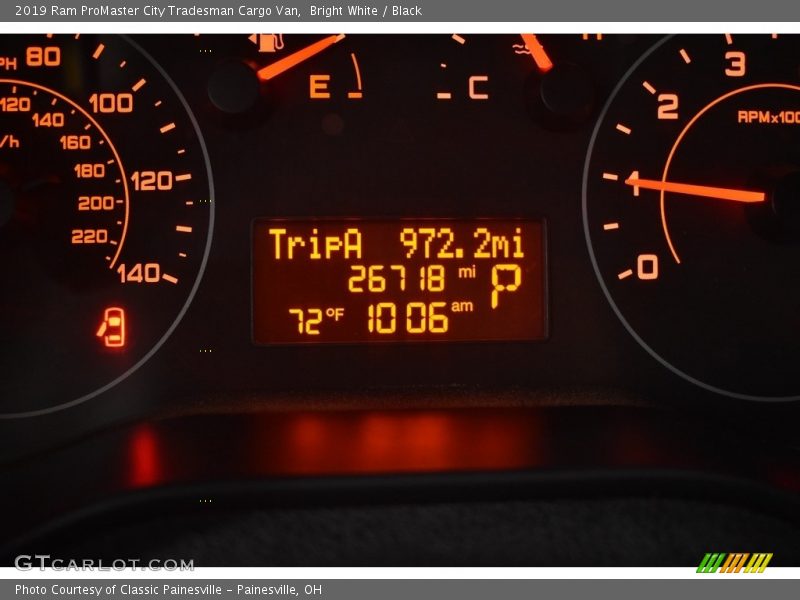 Bright White / Black 2019 Ram ProMaster City Tradesman Cargo Van