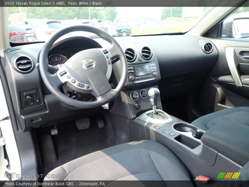 Pearl White / Black 2015 Nissan Rogue Select S AWD