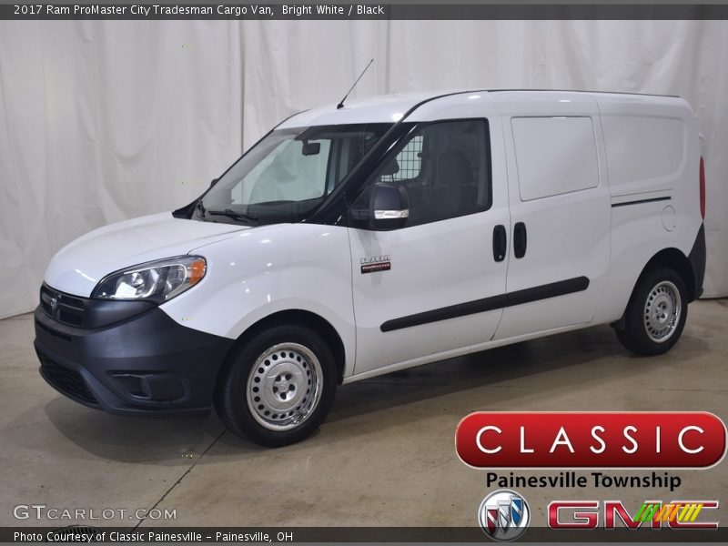 Bright White / Black 2017 Ram ProMaster City Tradesman Cargo Van