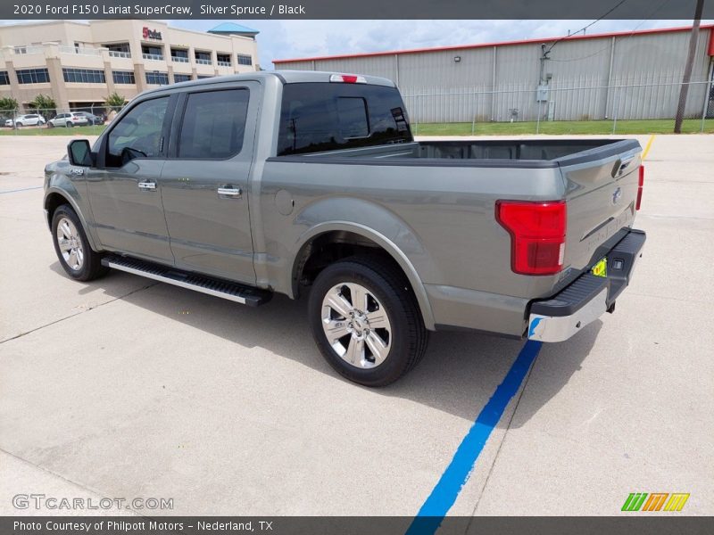 Silver Spruce / Black 2020 Ford F150 Lariat SuperCrew