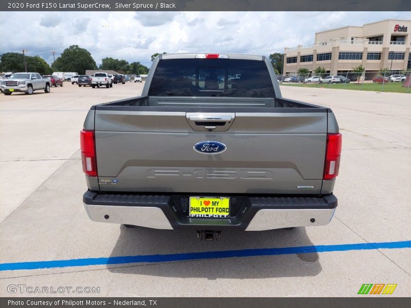 Silver Spruce / Black 2020 Ford F150 Lariat SuperCrew