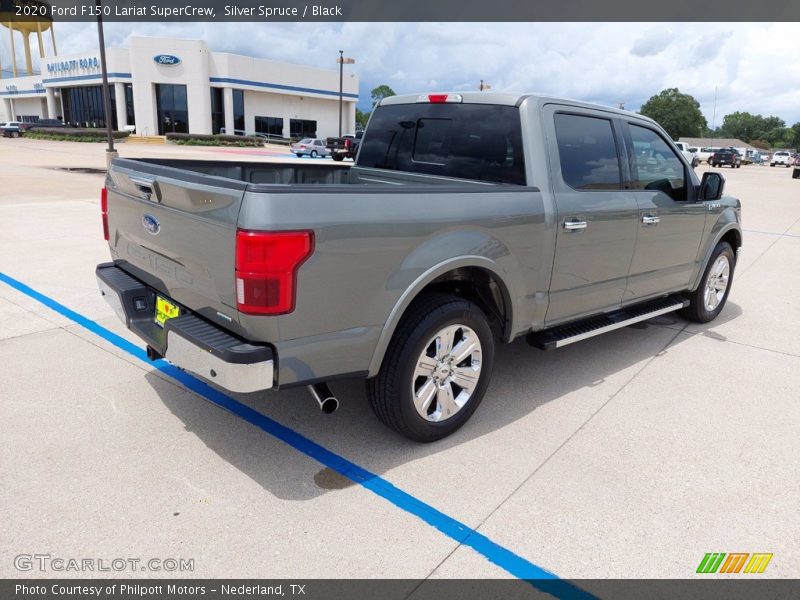 Silver Spruce / Black 2020 Ford F150 Lariat SuperCrew