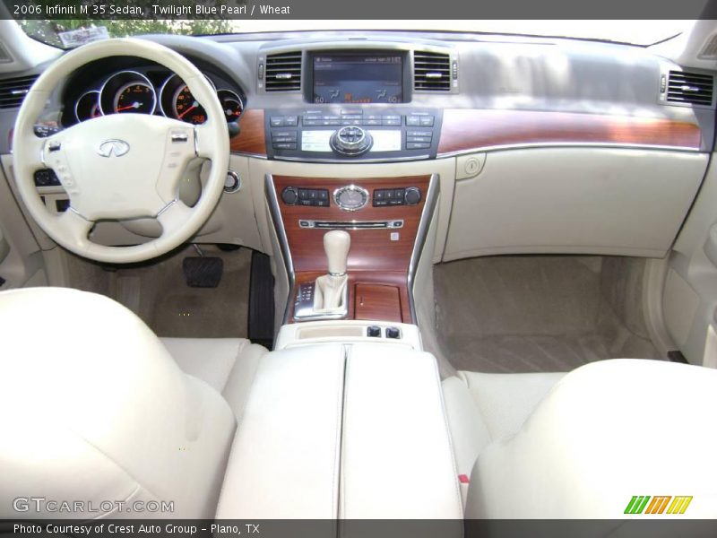 Twilight Blue Pearl / Wheat 2006 Infiniti M 35 Sedan