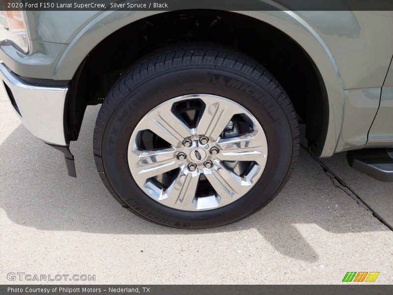 Silver Spruce / Black 2020 Ford F150 Lariat SuperCrew