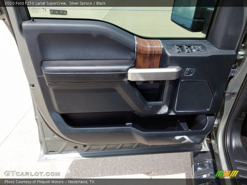 Silver Spruce / Black 2020 Ford F150 Lariat SuperCrew