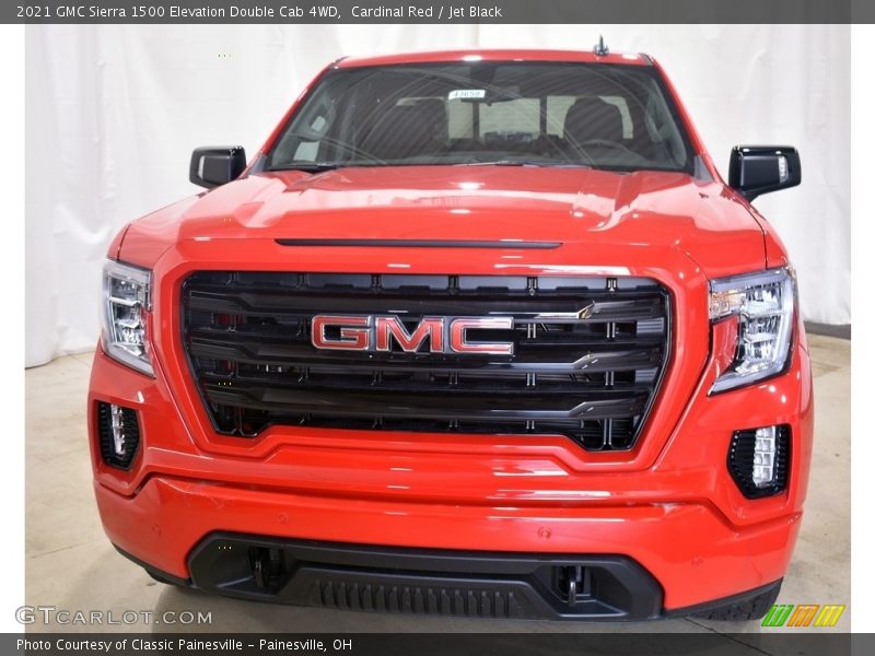 Cardinal Red / Jet Black 2021 GMC Sierra 1500 Elevation Double Cab 4WD