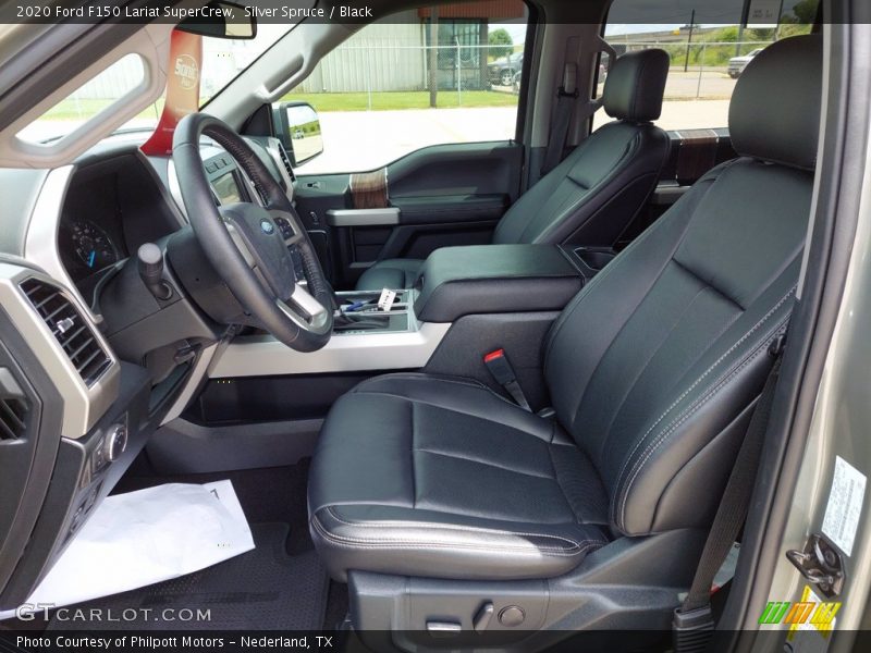  2020 F150 Lariat SuperCrew Black Interior