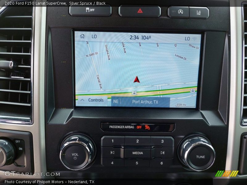 Silver Spruce / Black 2020 Ford F150 Lariat SuperCrew