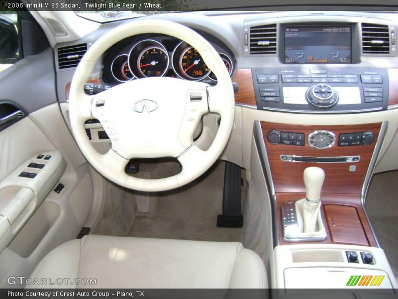 Twilight Blue Pearl / Wheat 2006 Infiniti M 35 Sedan