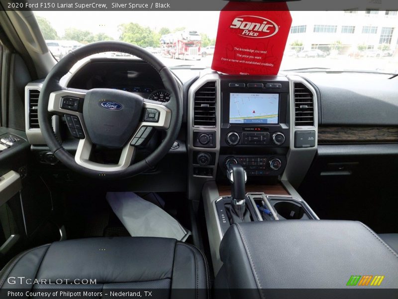 Silver Spruce / Black 2020 Ford F150 Lariat SuperCrew